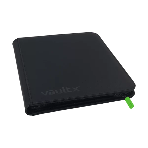 Vault X - 9-Pocket Exo-Tec® Zip Binder - Black